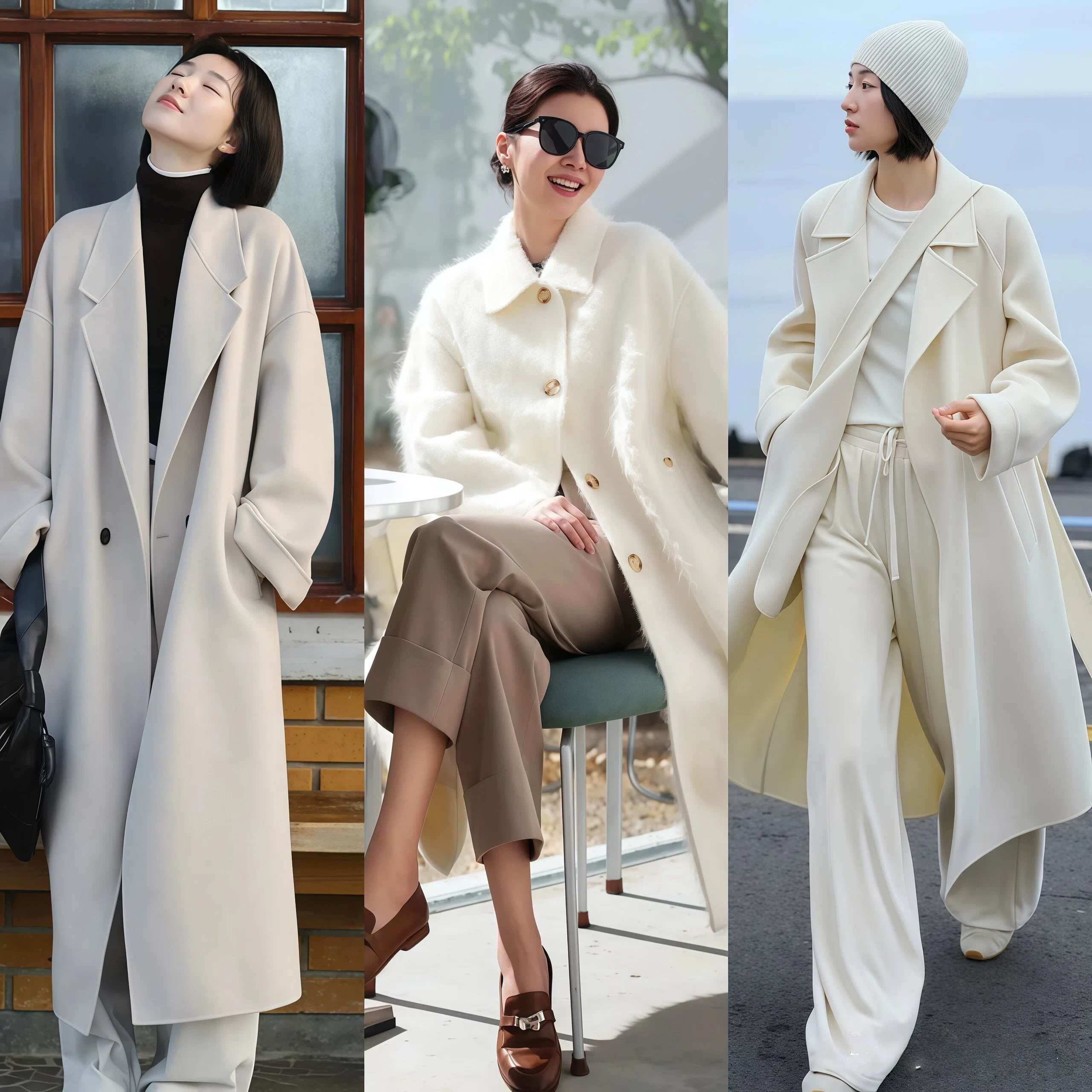 冬天,就得多穿“白色大衣”!搭对了洋气减龄又高级,看这篇足够