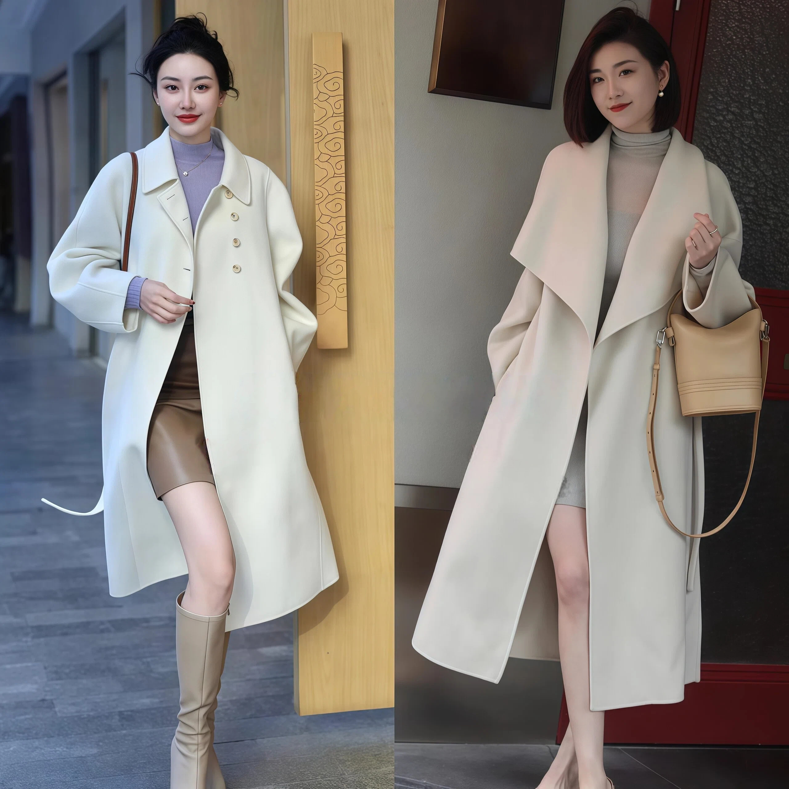 冬天,就得多穿“白色大衣”!搭对了洋气减龄又高级,看这篇足够