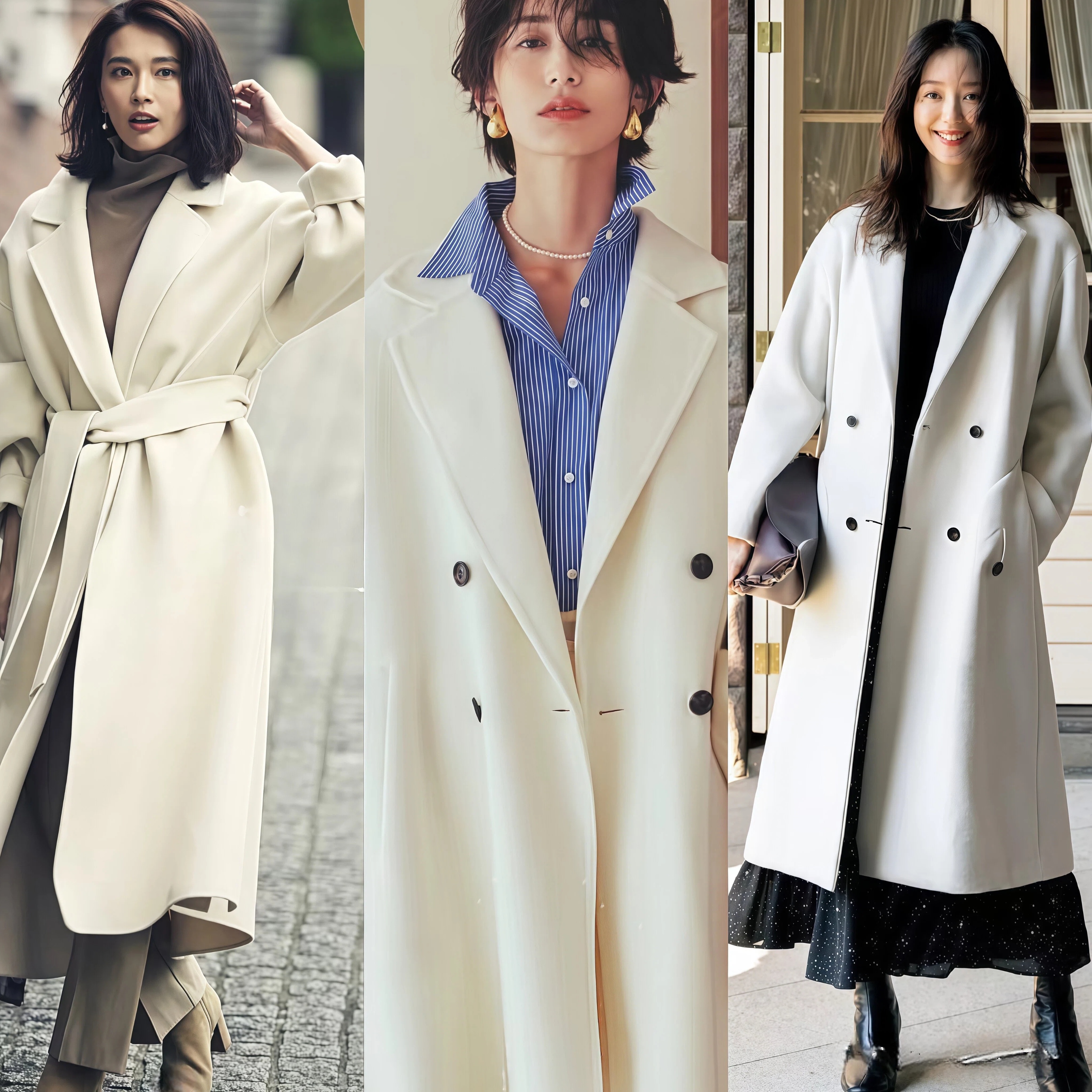 冬天,就得多穿“白色大衣”!搭对了洋气减龄又高级,看这篇足够