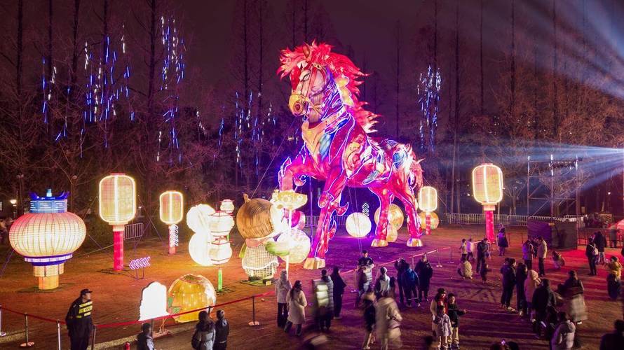 逍遥津万灯齐明!2026庐州新春灯会璀璨启幕!