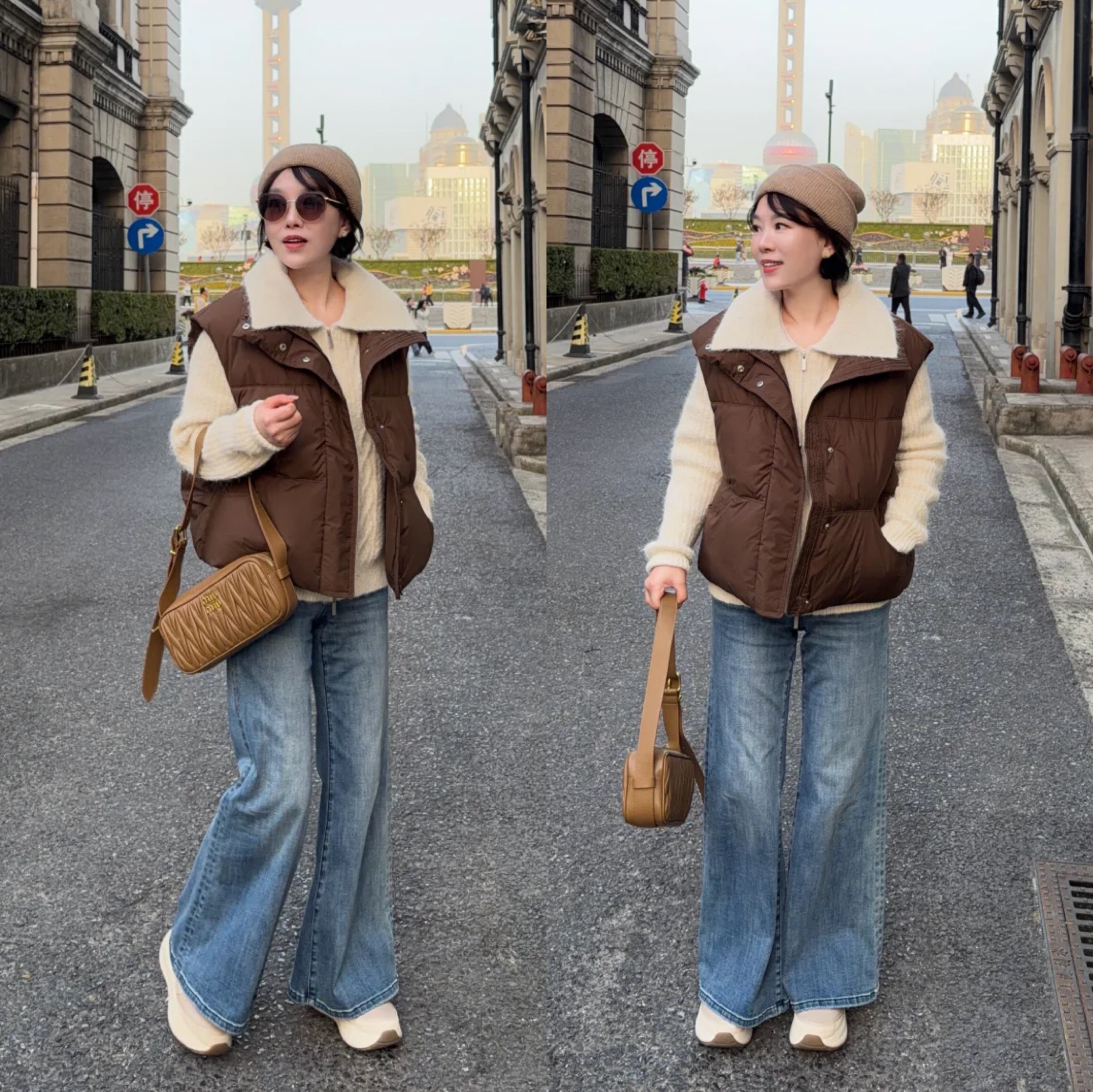 羽绒服≠臃肿!40+女性冬季显瘦穿搭公式,温度风度全拿捏