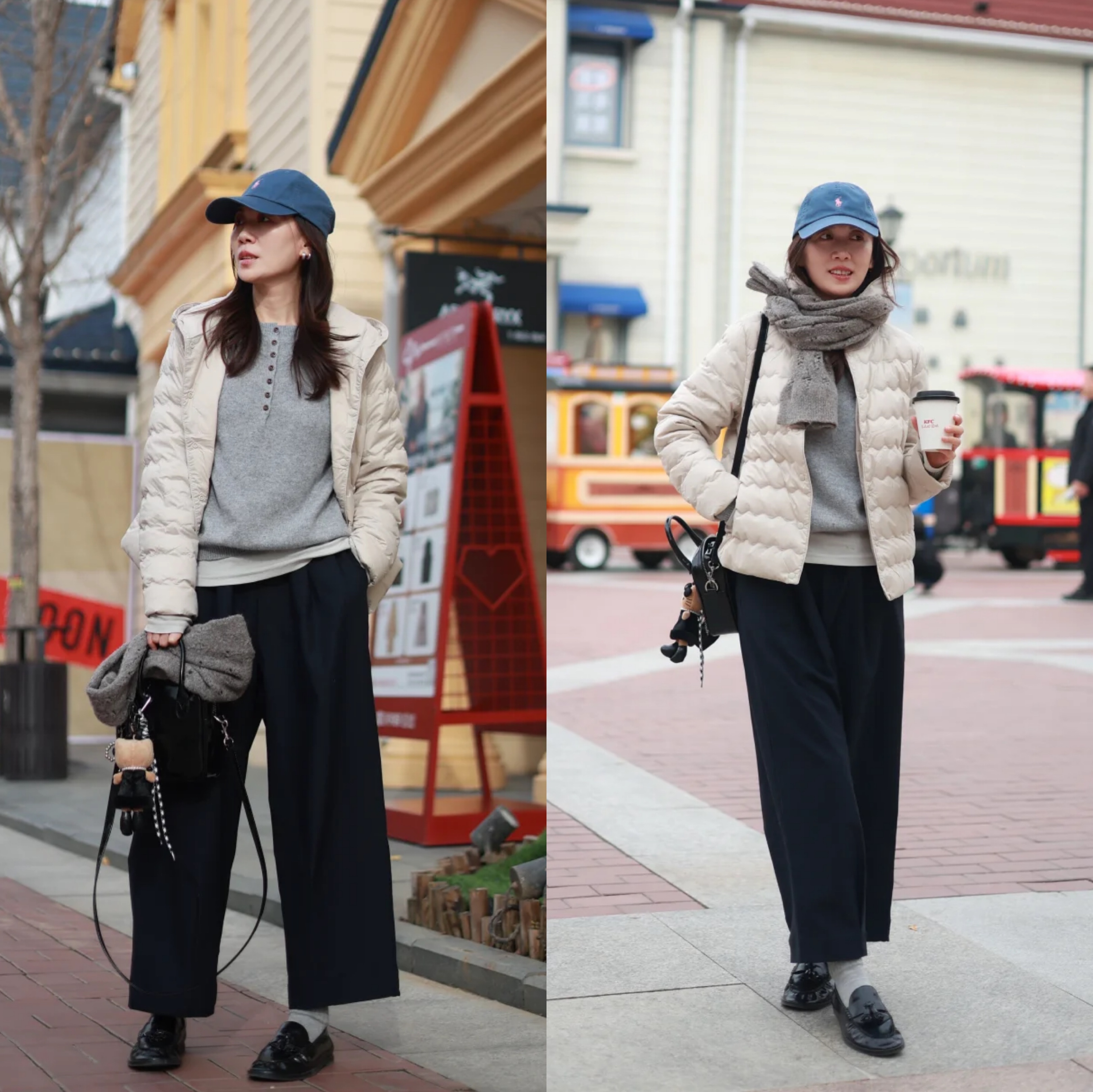 羽绒服≠臃肿!40+女性冬季显瘦穿搭公式,温度风度全拿捏