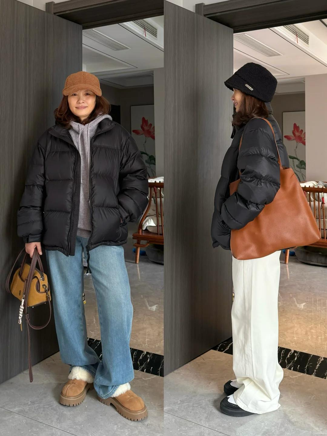 羽绒服≠臃肿!40+女性冬季显瘦穿搭公式,温度风度全拿捏