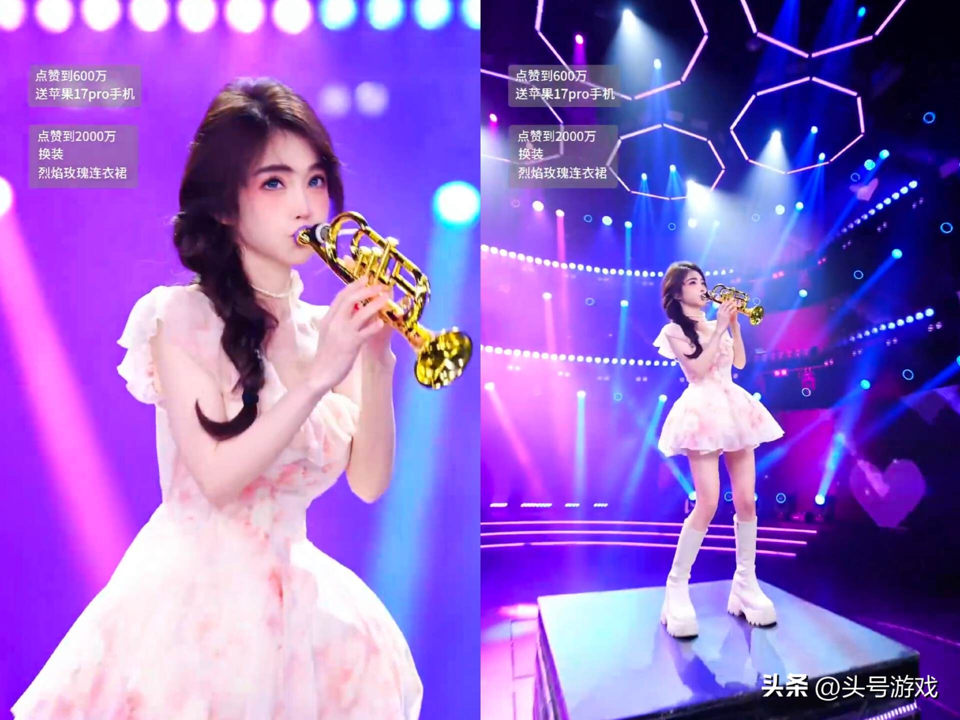 冯提莫生日会直播表演换装,邀请3位女嘉宾助阵,网友:6米组合?