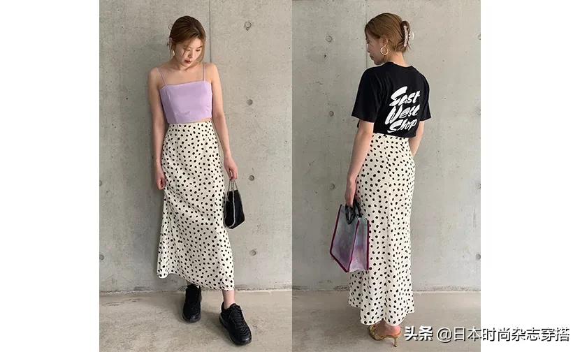 最爱的长款半裙穿搭