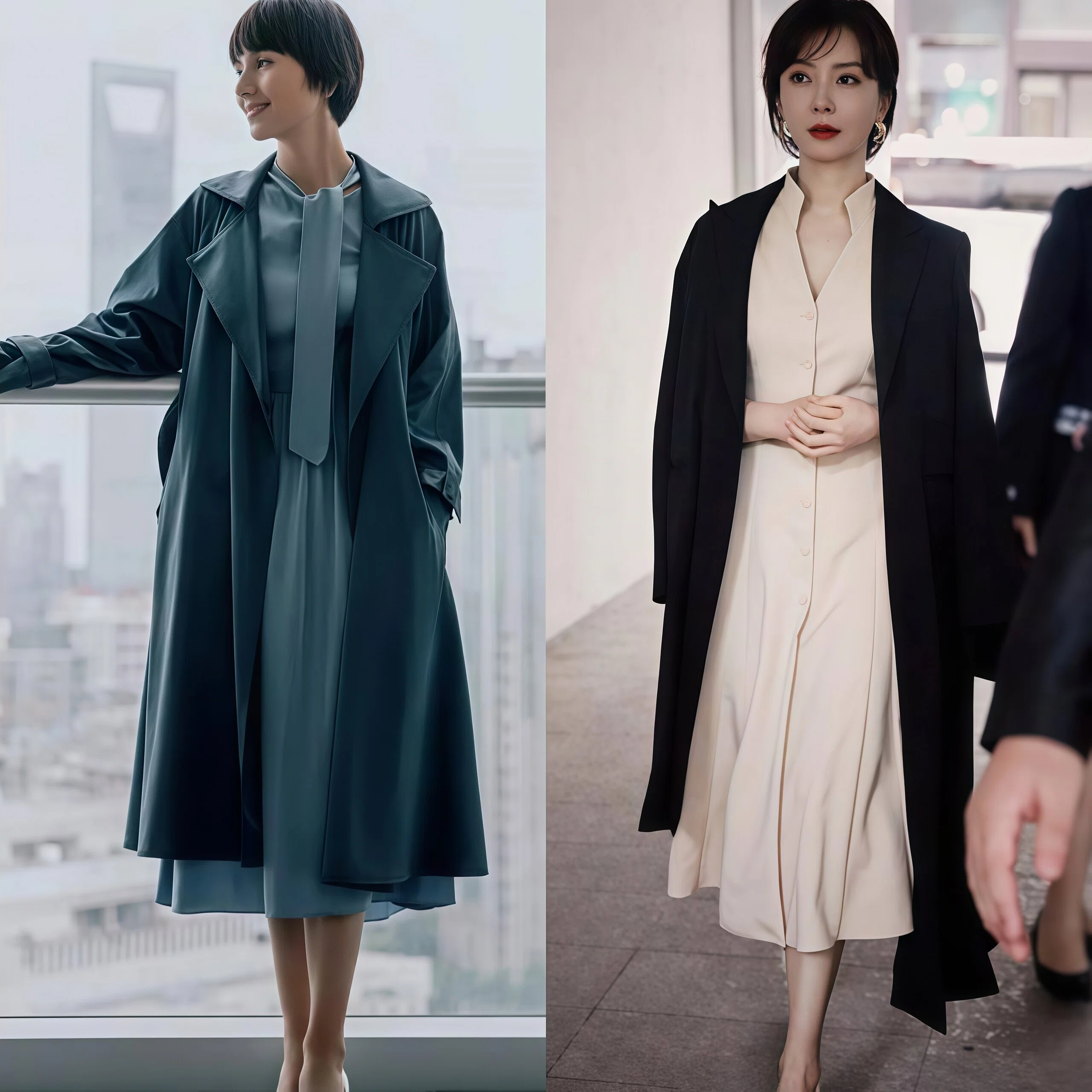 为什么袁泉一直都是留短发、穿简衣?看完她的冬日造型,我明白了