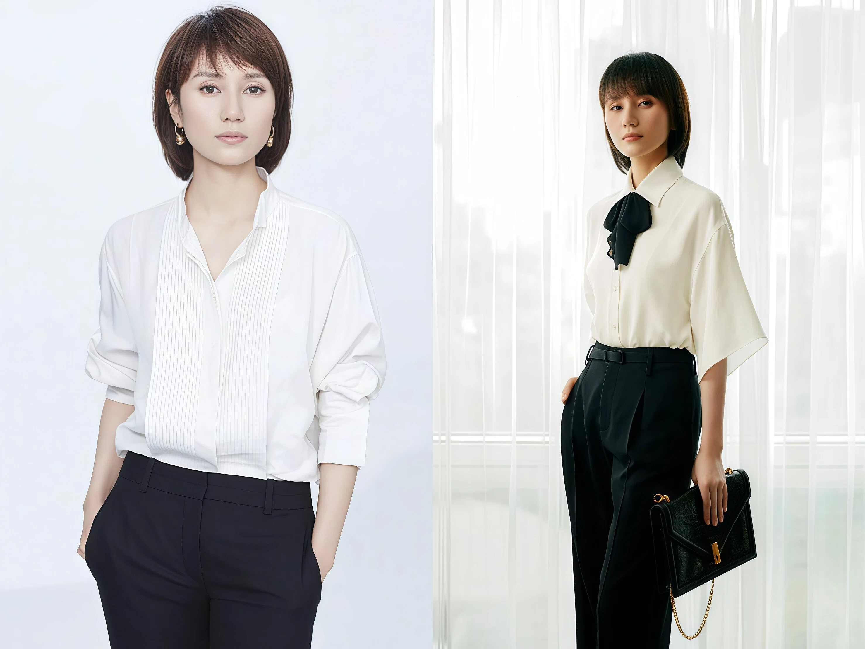 为什么袁泉一直都是留短发、穿简衣?看完她的冬日造型,我明白了