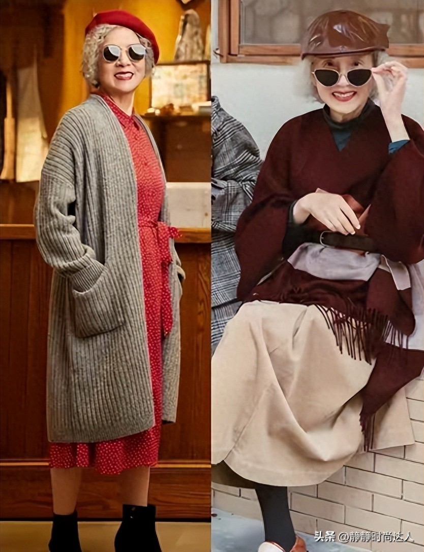 中年女人，冬天这么穿羽绒服、大衣，优雅都藏在这3个细节里