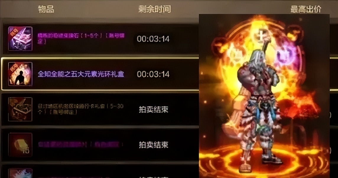 DNF手游:“至尊光环”20万起!困难安徒恩10大竞拍道具出炉!